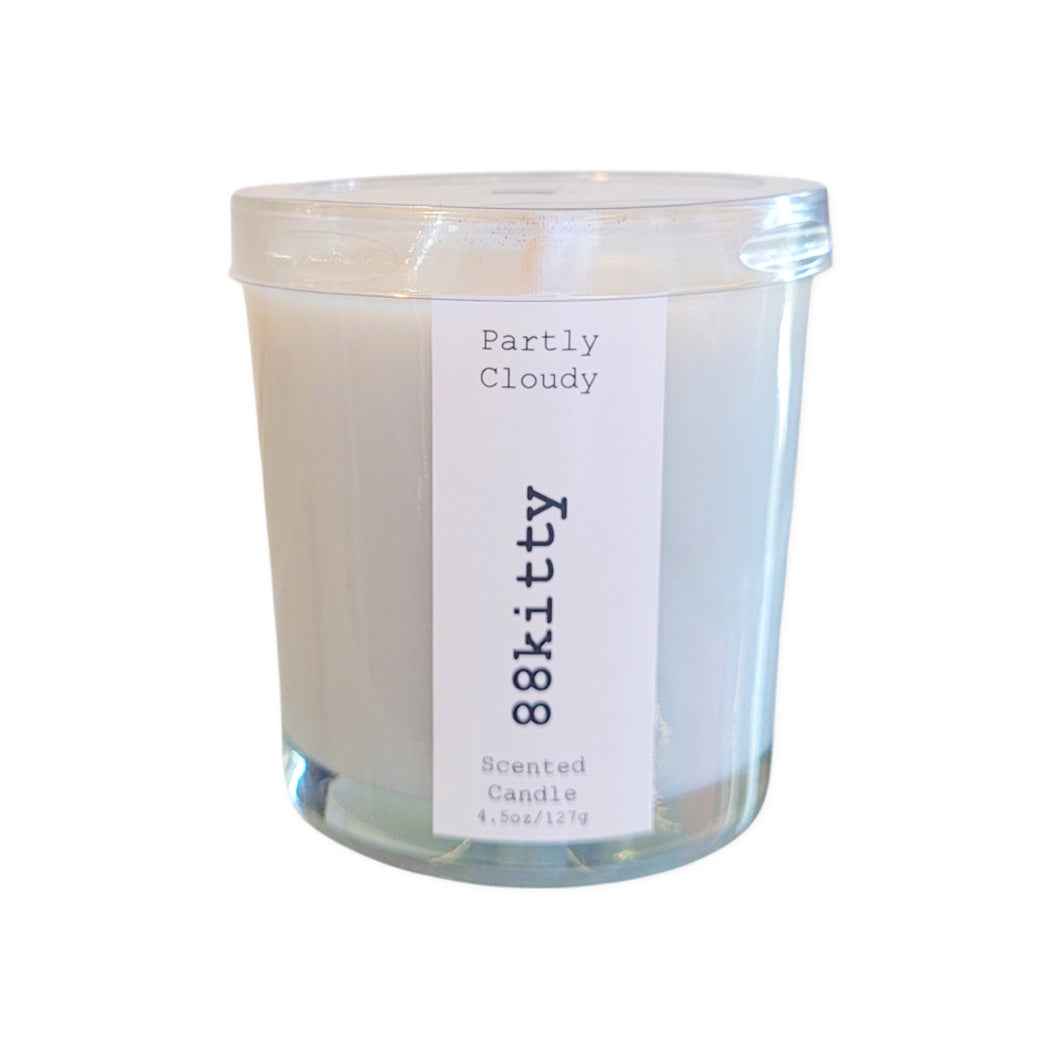 Partly Cloudy Candle